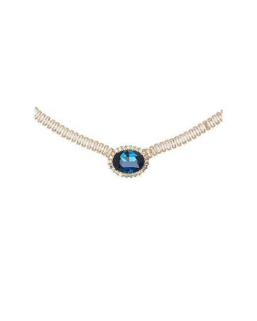 Anton Heunis Blue Vintage Style Necklace