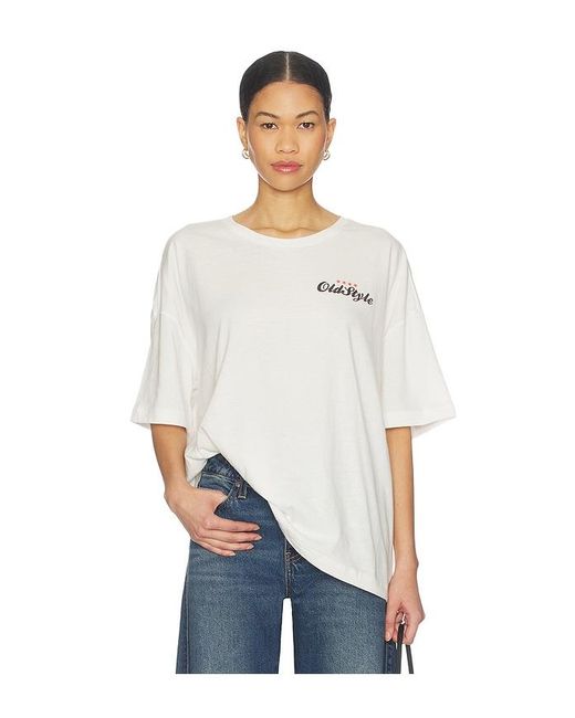 The Forecast Agency White Old Style Beer Tee for men