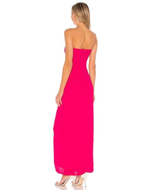 superdown Pink Asher Strapless Dress