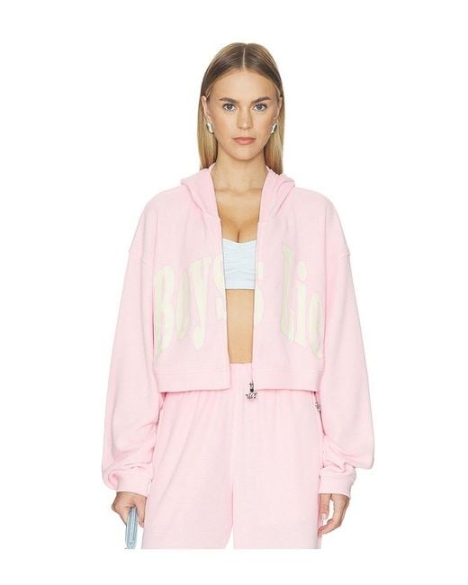 Boys Lie Pink All Star Alex Zip Up