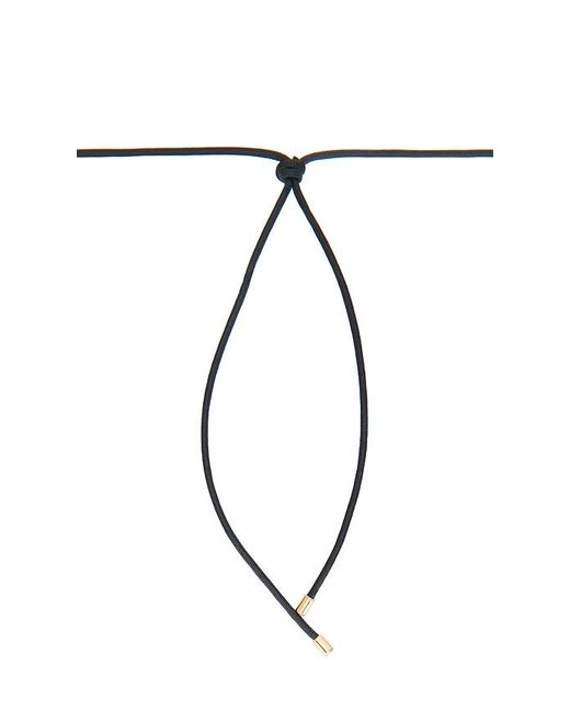 Jennifer Fisher Black Heart Pendant Long Necklace