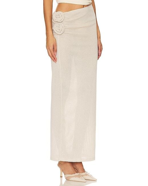 Lioness White Soul Mate Maxi Skirt