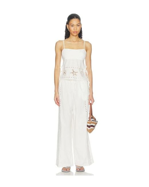 Tularosa White Nora Pant