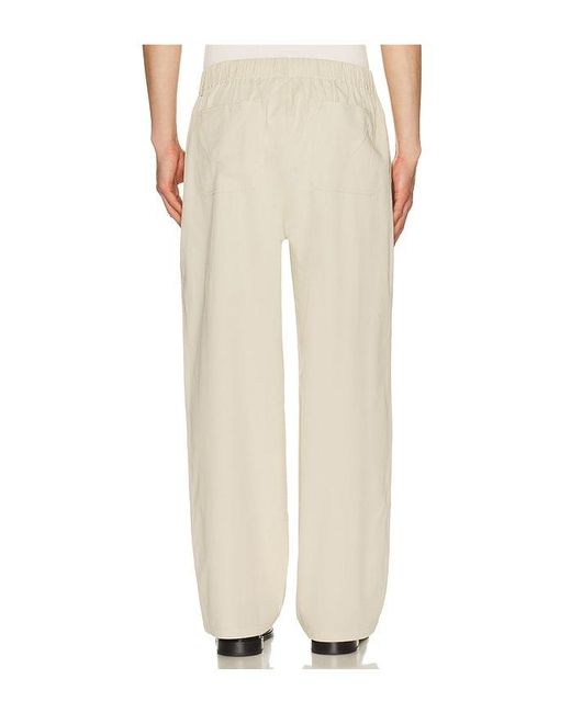 FRAME Natural Relaxed Cotton Trousers for men
