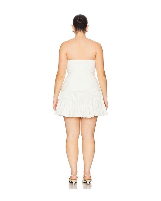 L'academie White 'Academie Nomiko Mini Dress