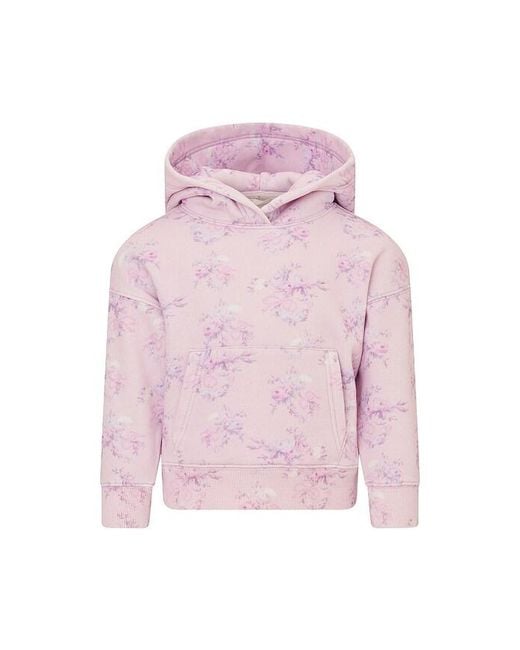 LoveShackFancy Pink Nacova Tween Hoodie