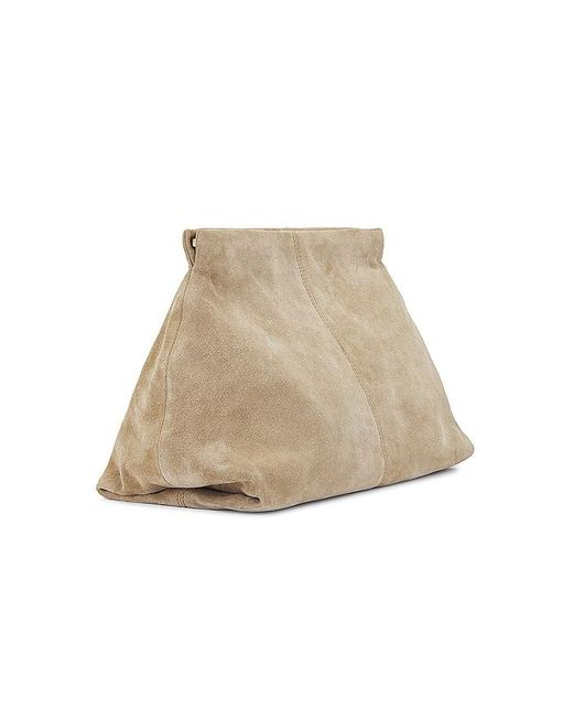 Flattered Natural Clay Bag