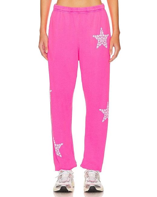 PANTALON SWEAT CHANTRIA DIAMOND STAR Lauren Moshi en coloris Pink