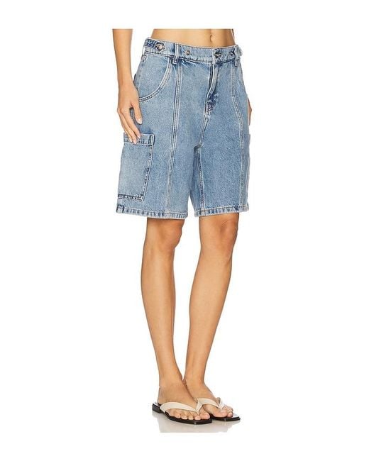 seventy + mochi Blue Ali Board Short