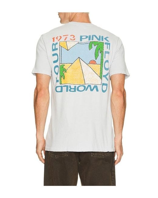 Junk Food White Floyd World Tour 1973 Tee for men
