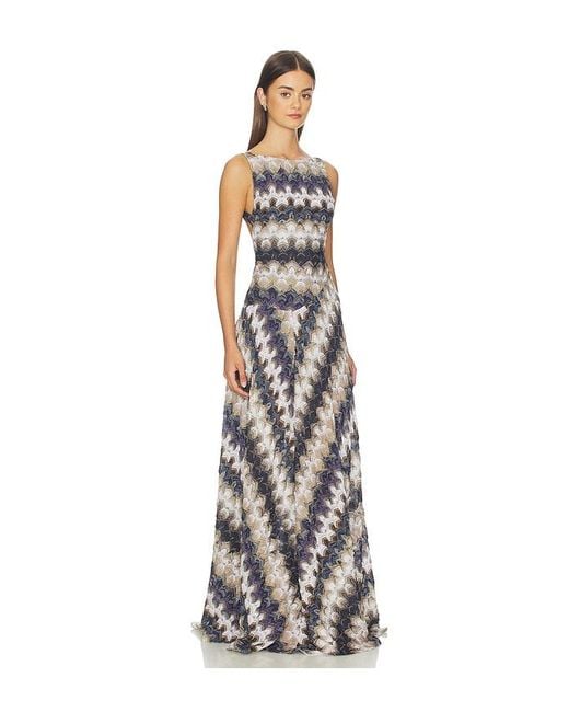 Missoni White Sleeveless Long Dress