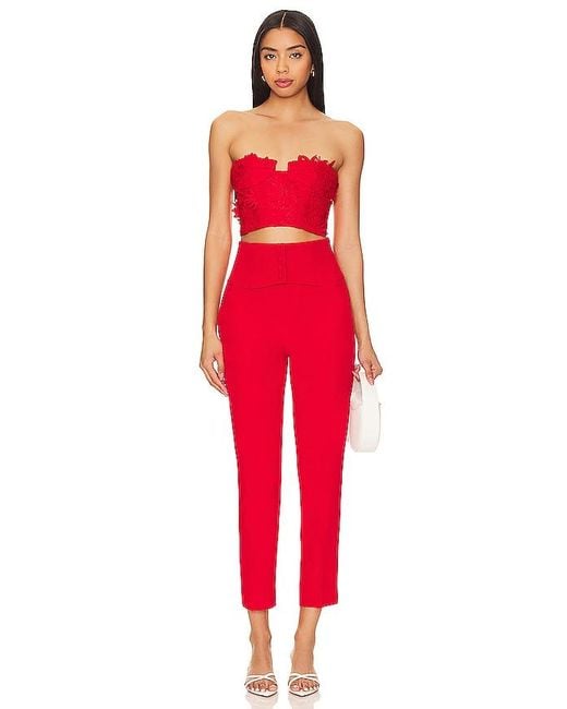 Bardot Red Brias Bustier
