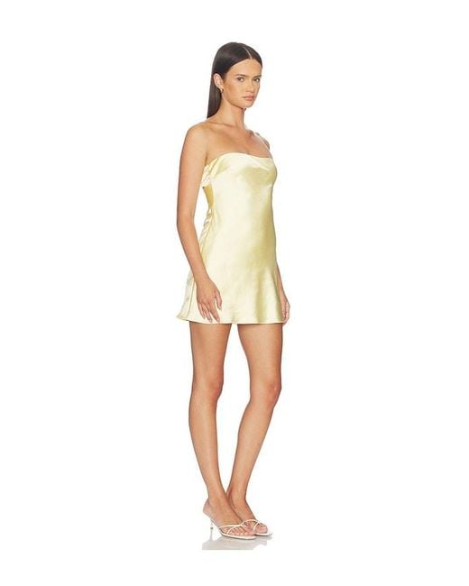 MORE TO COME Natural X Emma Rose Shylah Strapless Mini Dress