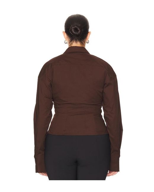 L'academie Brown Elsie Shirt