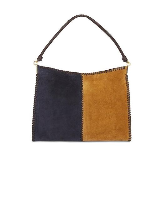Veronica Beard Brown Colorblock Vida Bag