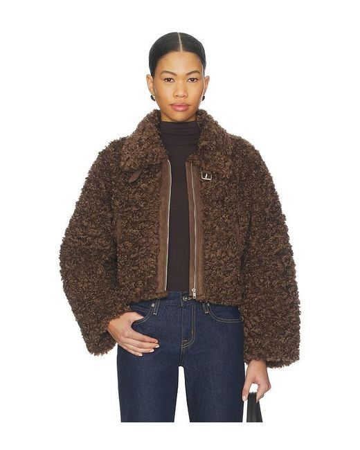 Elodie the Label Brown Rio Faux Fur Jacket
