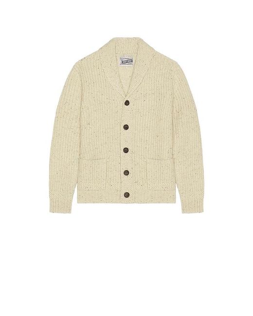 Schott Nyc Natural Donegal Cardigan for men