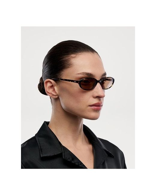 Chimi White Ellipse Sunglasses
