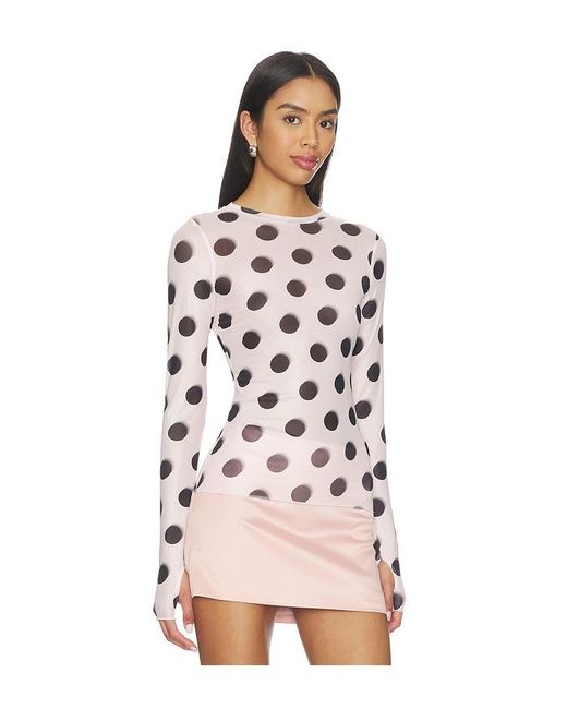 AFRM Pink Kaylee Top