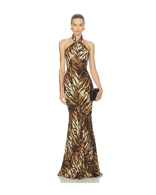 Ronny Kobo Metallic Affina Dress