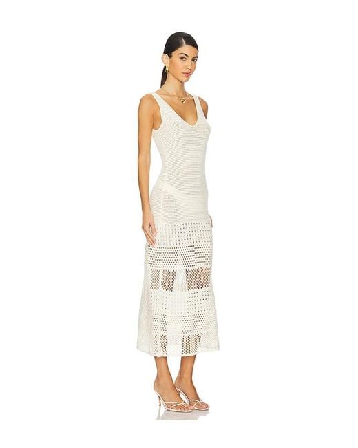 Escvdo White Ensenada Maxi Dress