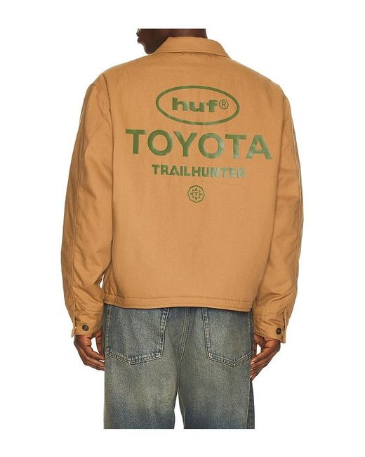 Huf Brown X Toyota Trailhunter Jacket for men