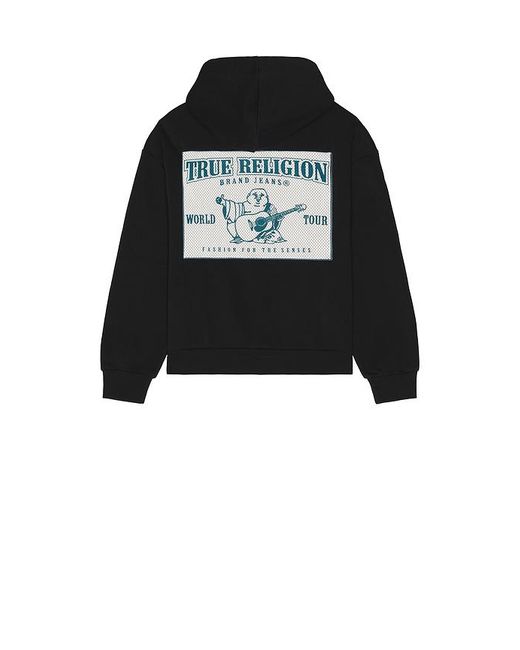 メンズ True Religion Srs プルオーバーパーカー Black