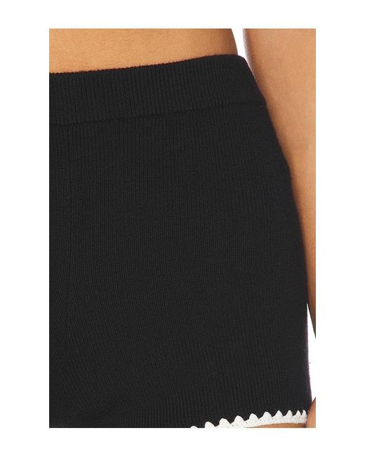 Lovers + Friends Black Lillie Knit Short