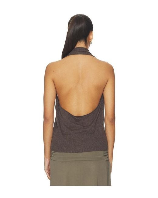 St. Agni Multicolor Fine Merino Halter Top