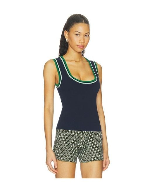 The Upside Blue Joey Knit Tank Top