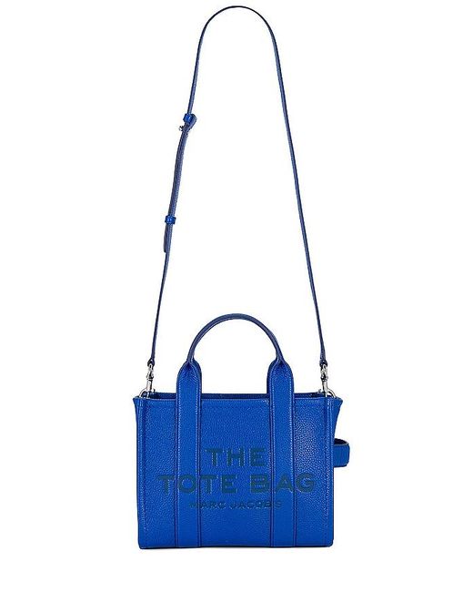 Marc Jacobs Blue The Leather Small Tote Bag