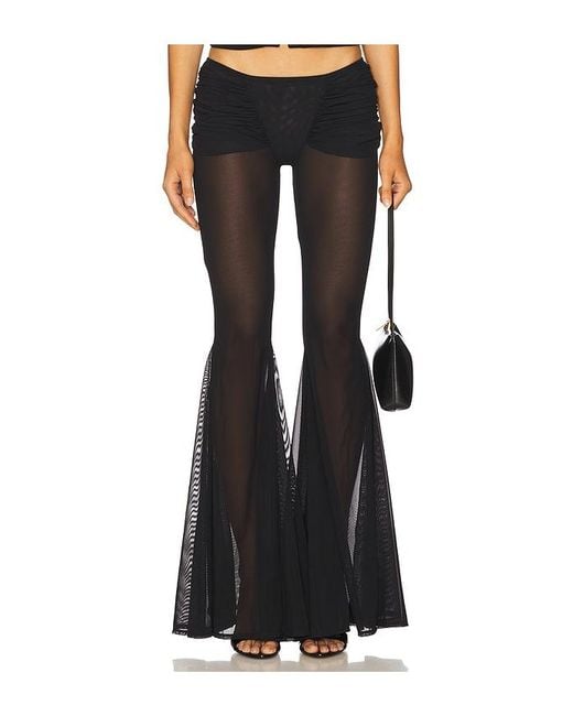 AMOR MIA Black Draped Pant