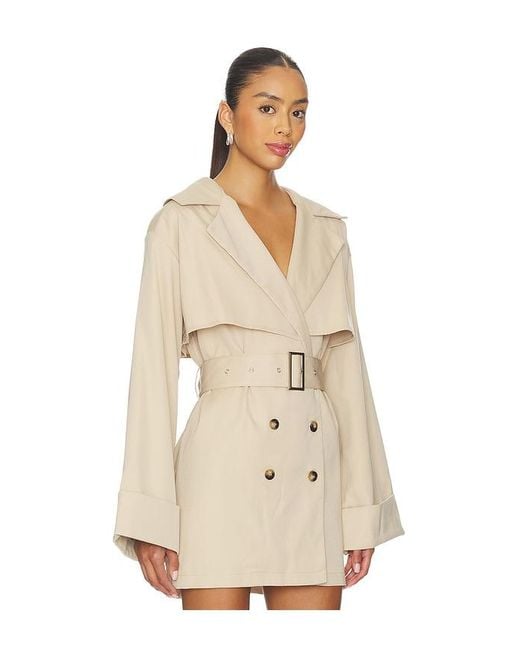 ALL THE WAYS Natural Blaire Trench Coat