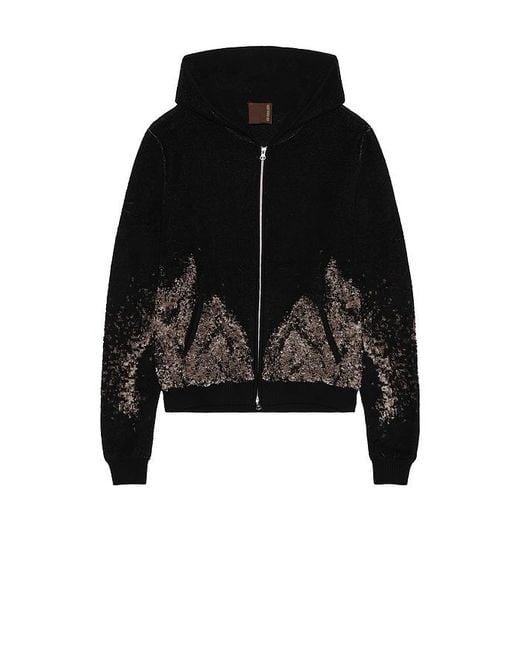 Isa Boulder Black Loopfront Hoodie for men