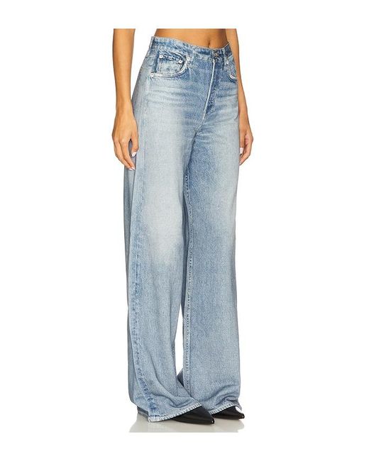 Rag & Bone Blue Weiter Schnitt Miramar Terry Sofie