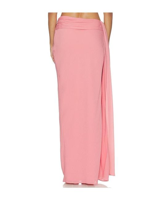 Lovers + Friends Pink Judy Maxi Skirt