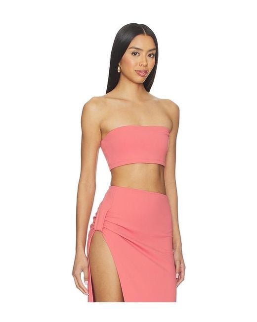 Susana Monaco Pink Micro Tube Top