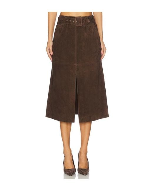 Veronica Beard Brown Alexie Skirt