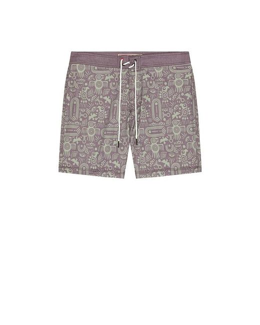 Iron & Resin Multicolor Aztec Boardshort for men