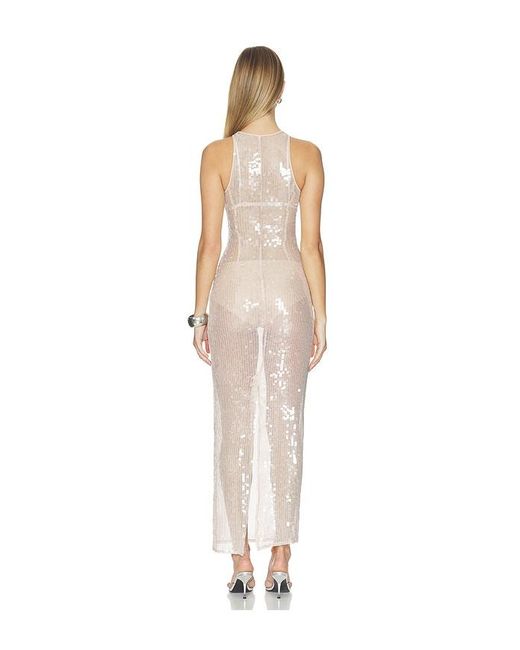 superdown White Amabel Maxi Dress