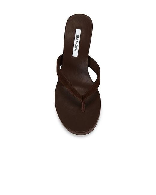 Steve Madden Brown Sandale Playing
