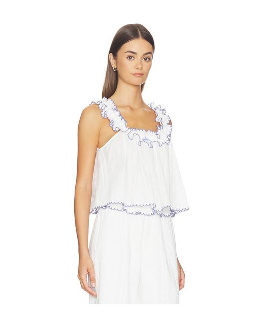 MAJORELLE White Klarissa Top