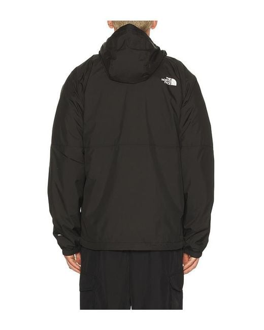 The North Face Black Antora Rain Hoodie Jacket for men
