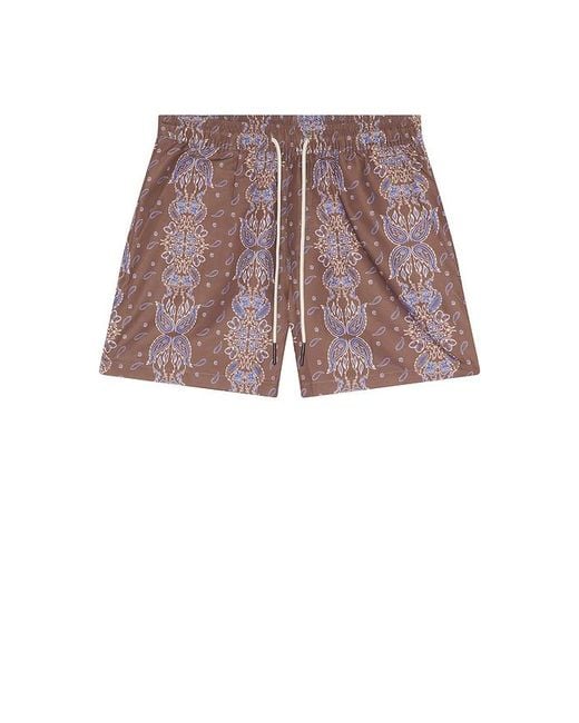 Oas Red Itaca Swim Shorts for men