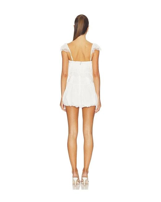 Tularosa White Marisa Romper