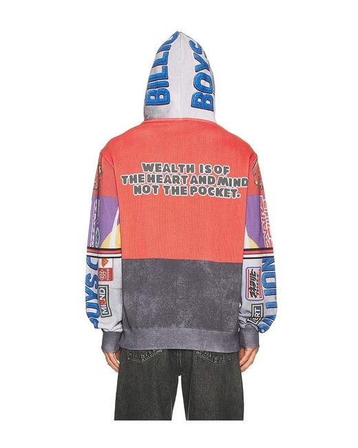 BBCICECREAM Red Outside Hoodie for men