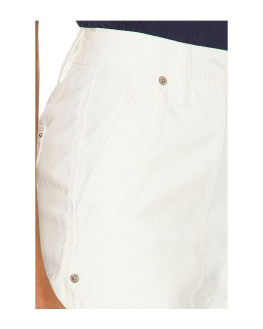 Free People White X We The Free Milo Carpenter Short