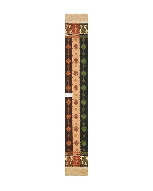 Zimmermann Multicolor Printed Silk Fringe Neck Scarf