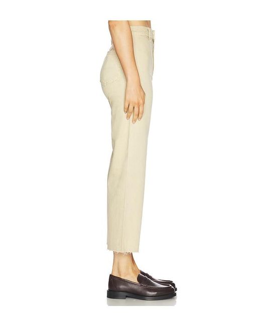 Pistola Natural Penny Crop High Rise Wide Leg Jeans