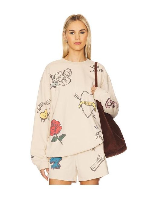 Sudadera Lucky En Talla (También En Xs, S/M, M/L) The Mayfair Group de color Natural